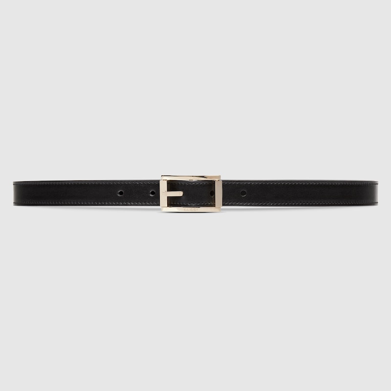 Reversible thin belt with rectangular buckle - Image 1